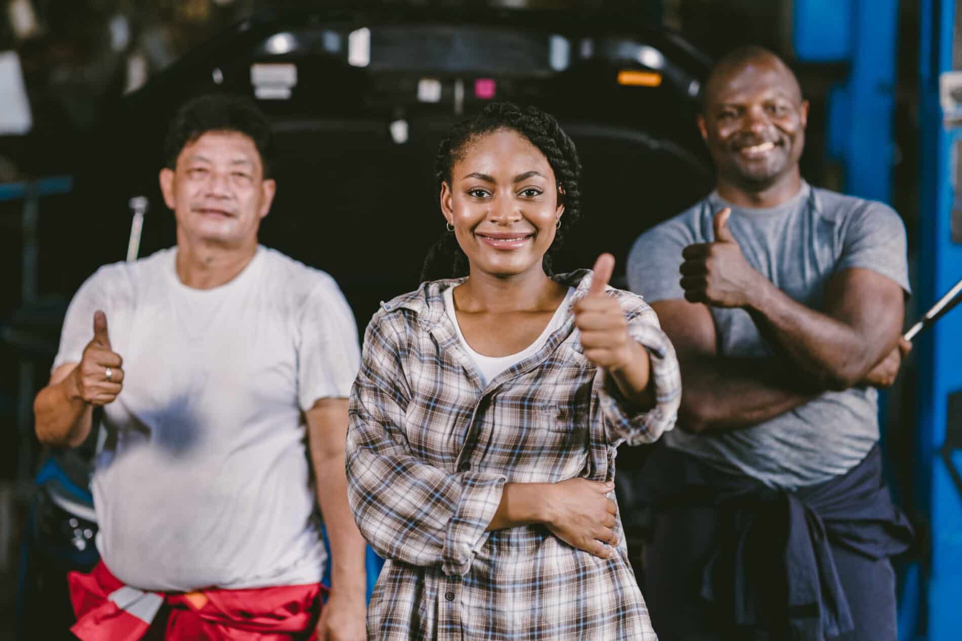 group of diversity worker thumbs up smiling garag 2025 03 06 01 11 59 utc scaled
